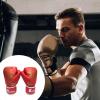 Boxing Gloves - Odor-Resistant Adult Boxing Gloves, Professional Boxing Training Gloves | Pu Leather Tiger Printed Boxing Gloves, Adjustable Muay Thai Fighting Gloves Suitable for Men and Women view 3