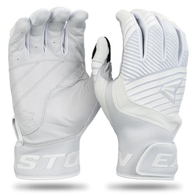 Easton | Youth Walk-Off Ethos Batting Gloves | White/White | Medium