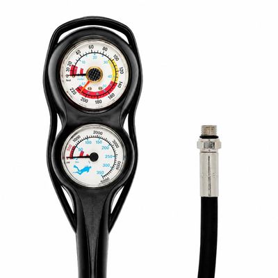 Blue Reef Nano 2 Gauge Console - 32" Hose - Made in Italy (White Dial)