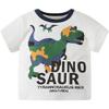 ALEXZV Toddler Boy' Shirts 2 Packs Dinosaur Short Sleeve Tops T-Shirt Size for 3-6 Years (US, Age, 6 Years, 7 Years, The Most Expensive Double-Sided T-Shirt) view 3