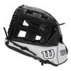 Wilson 2024 A700 12" Infield Fastpitch Glove - Black/White, Left Hand Throw view 4