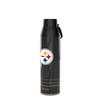 Tervis Venture Water Bottle NFL Pittsburgh Steelers - Full Speed Triple Insulated Tumbler Travel Cup Keeps Drinks Cold & Hot, 26oz, Stainless Steel view 1
