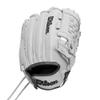 Wilson Fall 2024 A1000 P12 Pitchers Fastpitch Softball Glove - White/Grey, Left Hand Throw view 1