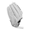 Wilson Fall 2024 A1000 P12 Pitchers Fastpitch Softball Glove - White/Grey, Left Hand Throw view 4