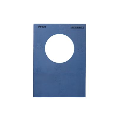 Viper Defender III Extended Length Dartboard Surround Wall Protector, Fits 17.75" and 18" Bristle Dartboards, Compression-Fit Easy Mounting, 45" H x 32" W x 1" Thickness, Blue