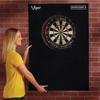 Viper Defender III Extended Length Dartboard Surround Wall Protector, Fits 17.75" and 18" Bristle Dartboards, Compression-Fit Easy Mounting, 45" H x 32" W x 1" Thickness, Blue view 2