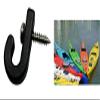 LinJianTing 10pcs Kayak J Hooks Black Nylon Tie Down Hooks with Mounting Screws Kayak Elastic Hooks Paddleboards Boating Accessories. view 3