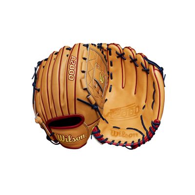 Wilson Winter 2024 A2000 Rachel Garcia GM 12" Fastpitch Pitcher's Glove - Tan/Red/Black, Left Hand Throw