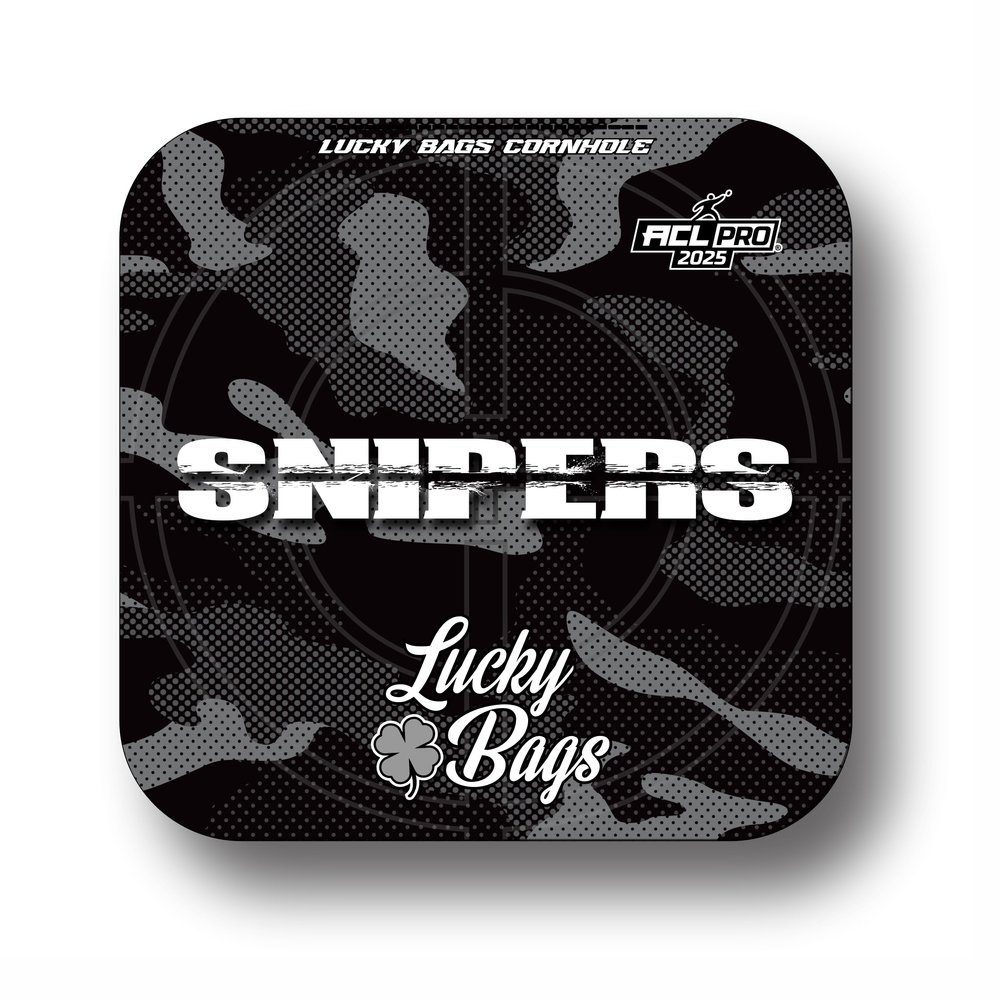 Lucky Bags Cornhole Digi Cam Snipers (Black)