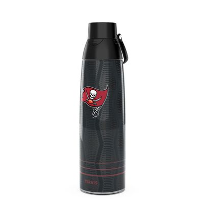 Tervis Venture Water Bottle NFL Tampa Bay Buccaneers - Full Speed Triple Insulated Tumbler Travel Cup Keeps Drinks Cold & Hot, 36oz, Stainless Steel