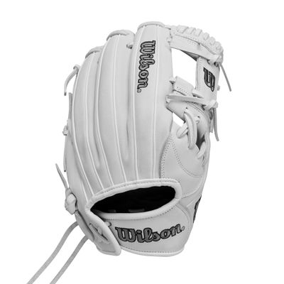 Wilson Fall 2024 A1000 H12 12 Infield Fastpitch Softball Glove - White/Grey, Right Hand Throw