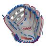 Wilson 2024 A900 PF12 Pedroia Fit 12 Utility Baseball Glove - Grey/Red/Royal, Right Hand Throw view 2
