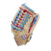 Wilson Winter 2024 A2000 T125 12.5" Outfield Fastpitch Glove - Blonde/Blue/Flamingo, Left Hand Throw view 4
