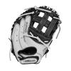 Wilson A700 FPCM 33" Fastpitch Catcher's Mitt - White/Black, Right Hand Throw view 2