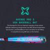 Axe Avenge Pro 3 Composite USA Baseball Bat | Drop -10 | 3-Piece Hybrid | 2 5/8" Barrel | Standard Axe Handle | Light Swinging Large Barrel for Youth Players | Blue/Pink (29") view 2