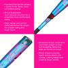 Axe Avenge Pro 3 Composite USA Baseball Bat | Drop -10 | 3-Piece Hybrid | 2 5/8" Barrel | Standard Axe Handle | Light Swinging Large Barrel for Youth Players | Blue/Pink (29") view 4