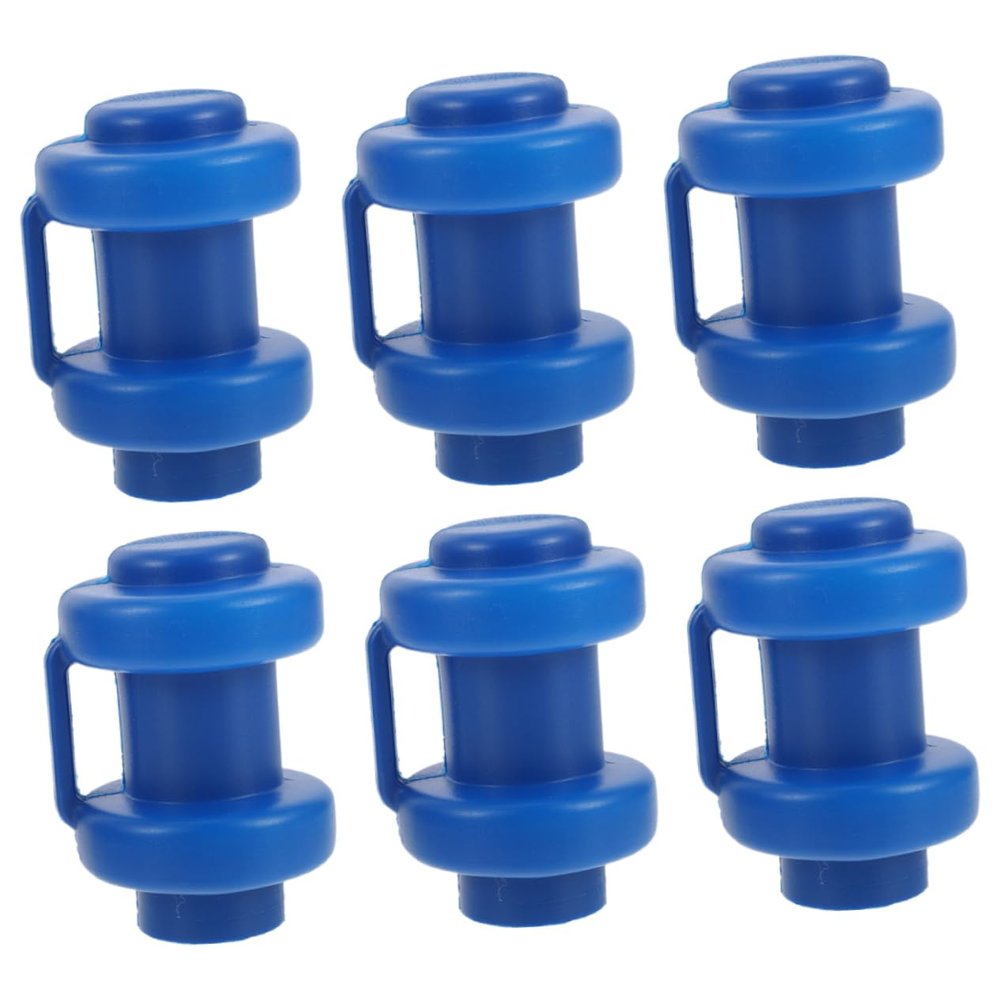 WOONEKY 6pcs Durable Trampoline Pole Caps Wear-Resistant Plastic Rod Covers for Safe Trampoline Installation and Maintenance