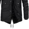 DGHM-JLMY 1/2 Pack Men's Warm Parka Jacket Mountain Windproof Hiking Hooded Snow Coat Multi Pockets Winter Warm Fur Hood (Black,Large) view 3