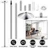 TIANTIANDIGITAL Stripper Pole, Dance Pole, 45mm Swivel Static Dance Pole, Adjustable Height 88-108.1 Inch, Weight Capacity 551 Lbs, Suitable for Fitness, Workout, Party, Home Club, Gym, Silver view 3