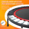 40"/48" Foldable Mini Trampoline for Adults 450/600 LB Rebounder Trampoline with Adjustable Foam Handle for Home Gym Small Exercise Trampoline for Indoor or Garden Workout view 3