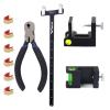 SOPOGER Archery Bow Square Nocking Points Pliers Bow String Knock Kit with Level Multifunctional Bow Level Tuning Tools for Rest and Sight Tunning view 1
