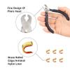 SOPOGER Archery Bow Square Nocking Points Pliers Bow String Knock Kit with Level Multifunctional Bow Level Tuning Tools for Rest and Sight Tunning view 4