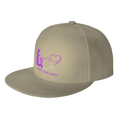 Hope for A Cure Sjorgrens Syndrome Awareness Snapback Hats for Men Women Baseball Cap Adjustable Flat Bill Sun Hat Natural