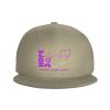 Hope for A Cure Sjorgrens Syndrome Awareness Snapback Hats for Men Women Baseball Cap Adjustable Flat Bill Sun Hat Natural view 2