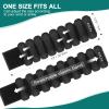 ADLIFE Adjustable Pilates Wrist Ankle Weights for Women, Silicone Arm Leg Weights Set of 2 (1lb Each), Waterproof Exercise Equipments for Yoga, Dance, Barre, Walking, Home Gym, Cardio-Black view 2
