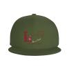 Hope for A Cure Hughes Syndrome Awareness Snapback Hats for Men Women Baseball Cap Adjustable Flat Bill Sun Hat Moss Green view 2