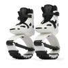 Joyfay Jump Shoes for Kids - Fitness Bouncing Shoes for Exercise and Fun - 2 Buckles (Medium, Black/White) view 2