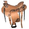 AD Saddlery Wade Tree A Fork Roping Ranch Work Leather Premium Western Horse Saddles for Horses Handmade Equestrian Trail Horse Saddle Tack Size: 10"-18" inches Seat WADE101 (13" inches Seat) view 1