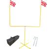 Desyeryamimi Football Field Goal Post - 8.6 ft x 6 ft Steel Tube Frame - Adjustable Height Kicking Goals for Backyard - Youth/Kids/Adults view 1