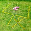 Desyeryamimi Football Field Goal Post - 8.6 ft x 6 ft Steel Tube Frame - Adjustable Height Kicking Goals for Backyard - Youth/Kids/Adults view 3