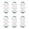 zuylikxy 6 Pcs 3-Layer Propane Lantern Mantles with Insta-Clip 2#95 Accordion Shape - Includes 2 Install Clips for Gas Lanterns view 1