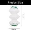 zuylikxy 6 Pcs 3-Layer Propane Lantern Mantles with Insta-Clip 2#95 Accordion Shape - Includes 2 Install Clips for Gas Lanterns view 2