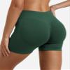 YEOREO SoftHue Women Workout Gym Impact Shorts Hidden Scrunch Butt Lifting 2.5"/3.6"/4.5"/6" Seamless Shorts Forest Green XL view 3
