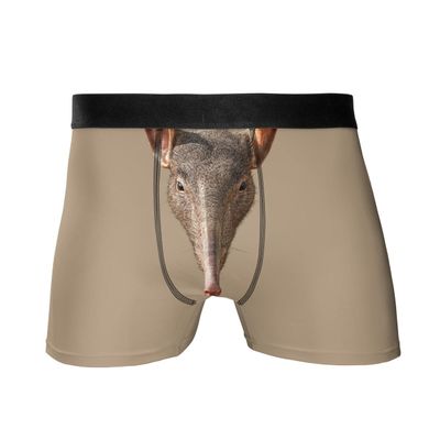 Elephant Shrews Trunk Boxers for Men - Funny Animal's Trunk Mens Underwear Boxer Briefs Underwear 15 Size L