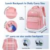 REXMONA Backpack Cooler Lunch Backpack Double Decker Lunch Box,Insulated Backpack Lunch Cooler Bag, Lightweight Leakproof Lunchbox Backpack for Women Men to Travel,Picnic,Hiking,Beach,Camping view 4