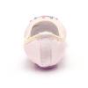 Girls Satin Ballet Shoes for Practice Ballet Slipper for Dancing Crown Soft Sole Elastic Laces Yoga Leather Flat (Rose Gold, 2.5 Big Kids) view 3