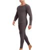 Cambkatl Thermal Underwear Sets for Men Thick Warm Winter Fleece Lined Base Layer Cold Weather Soft Long Johns Suits view 1