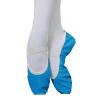 Girls Ballet Shoes Glitter Split-Sole Dance Slippers Toddler Kid Practice Flat with Elastic Laces for Yoga (Sky Blue, 3.5 Big Kids) view 2