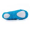 Girls Ballet Shoes Glitter Split-Sole Dance Slippers Toddler Kid Practice Flat with Elastic Laces for Yoga (Sky Blue, 3.5 Big Kids) view 4