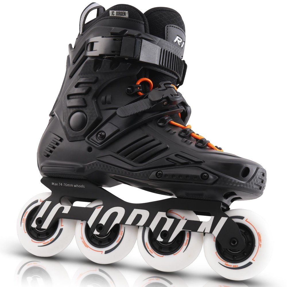 JC JORDEN Inline Skates for Women Men, Fitness Speed Racing Skates with Durable Outer Shell, Adult Male Female, Professional Outdoor Fitness Roller Skates Blades for Unisex