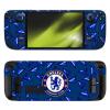 Head Case Designs Officially Licensed Chelsea Football Club Geometric Pattern Art Vinyl Sticker Skin Decal Cover Compatible with Steam Deck OLED view 1