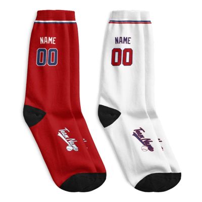 ANTKING W Socks Custom Name and Number Socks for Men Women Youth Gifts