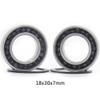 SUOFEILAIMU 2PCS 6903 Hub Hybrid Ceramic Bearing Wheel Set for Bearings Kit Front Rear 17x30x7mm 18x30x7mm(Front Hub Kit) view 2