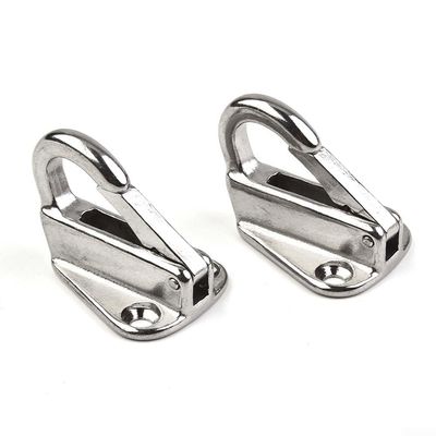 2Pcs Marine Grade 316 Stainless Steel Spring Snap Fending Hook Boat Ship Hardware Marine Clothes Boat Hardware Accessories