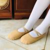 Ballet Shoes for Girls Kids Toddler Shoes Boys Ballet Slippers Soft Canvas No-Tie Dance Shoes Slip On with Elastic (A, 11.5 Little Child) view 3