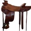 AD Saddlery Wade Tree A Fork Roping Ranch Work Leather Premium Western Horse Saddles for Horses Handmade Equestrian Trail Horse Saddle Tack Size: 10"-18" inches Seat WADE78 (16" inches Seat) view 1